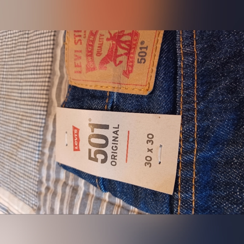 Men's Levi 501 jeans 30x30 new with tags